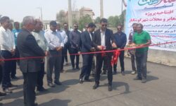 افتتاح پروژه ۴۰ هزار مترمربعی آسفالت باهزینه کرد 14میلیاردو رونمایی از ناوگان ۱۵ میلیاردی ماشین‌آلات در کوشکنار