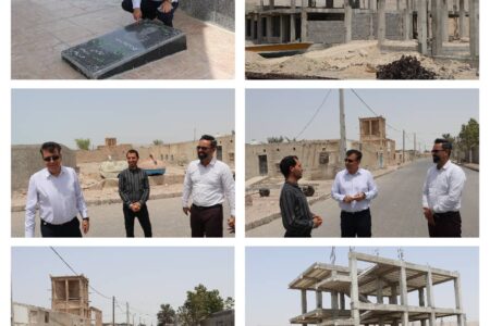 بازدید مدیرکل بنیاد مسکن هرمزگان از پروژه‌های نهضت ملی مسکن و طرح هادی روستای مغویه