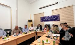 بررسی طرحهای عمرانی جزیره هرمز با ریاست دکتر صادقیپور در حال برگزاری است