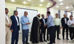 مراسم تجلیل از بهورزان شهرستان خمیر برگزار شد