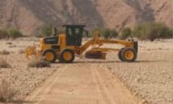 شروع تسطیح خیابان های شهرک ۵۶۰ واحدی شهر کوهیج