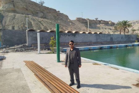 پیشرفت ۶۰ درصدی طرح “مجموعه استخر فین”