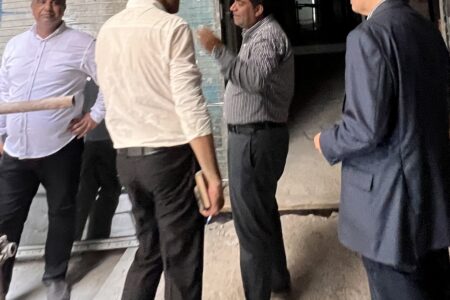 بازدید معاون عمرانی استانداری هرمزگان از پروژه بیمارستان ۲۶۴ تخت‌خوابی ستاره خلیج فارس