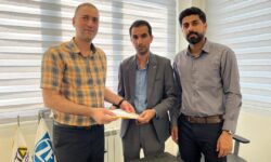 خرید دستگاه گریدر جدید برای توسعه زیرساختهای شهری ابوموسی
