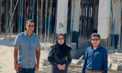 بازدید شهردار جناح از روند احداث مدرسه ۱۲ کلاسه در این شهر