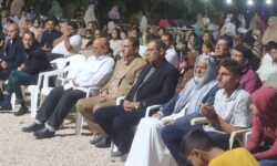 بازدید بخشدار مرکزی شهرستان بستک از نمایشگاه صنایع دستی و جشنواره مواد غذایی روستای چادسدان
