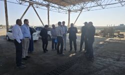بازدید رئیس دادگستری شهرستان و بخشدار بخش بمانی از اسکله بندر کوهستک