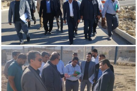 کلنگ‌زنی مدارس ۱۲ و ۹ کلاسه در بستک با حضور معاون عمرانی استانداری هرمزگان