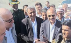 بازدید استاندار هرمزگان از پروژه احداث راه محور زیرکوه گافر و پارامون