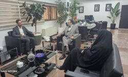 پیگیری مطالبات کارکنان و ارتقای سطح معیشت آن ها در نشست معاون استاندار هرمزگان با معاون وزیر کشور