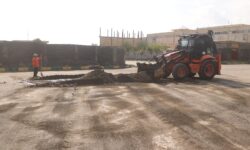 ساماندهی معابر شهر رودان پس از بارش باران