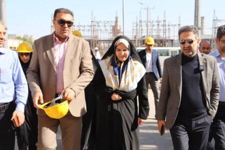 بازدید مشاور اقتصادی رئیس‌جمهور از طرح‌های توسعه‌ای آلومینیوم المهدی
