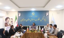 مدیر کل امور روستایی استانداری با مدیر کل بنیاد مسکن انقلاب اسلامی استان هرمزگان