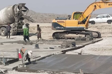عملیات احداث مخازن طرح نهضت ملی مسکن بندرعباس شتاب گرفت