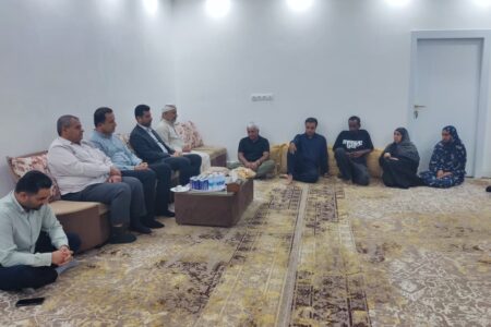 دل نوشته احساسی و تاثیر گذار فرماندار پارسیان، پس از دیدار با خانواده شهید مهدوی