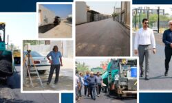 با مدیریت میدانی شهردار پارسیان؛ پروژههای آسفالت با قدرت در حال اجراست