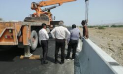 بهره‌برداری از ۱۰ کیلومتر محور مواصلاتی سیریک ـ میناب در هفته دولت