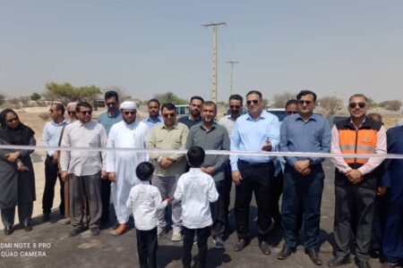 بهره‌برداری از پروژه احداث راه روستایی چک‌چک و غدیرکوهی در دومین روز از هفته دولت  ‌