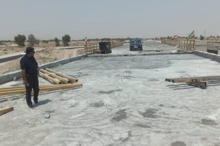 پل برگشت کهورستان ـ بندرخمیر تا یک هفته آینده به بهره‌برداری می‌رسد
