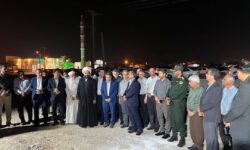عملیات اجرایی هنرستان ۱۲ کلاسه جوار سیمان هرمزگان آغاز شد