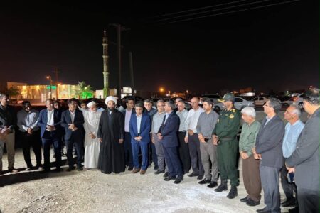 عملیات اجرایی هنرستان ۱۲ کلاسه جوار سیمان هرمزگان آغاز شد