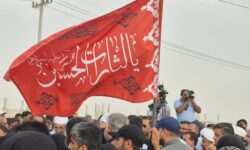 تشییع باشکوه شهید ۴ ساله، امیرمحمد کریمی، با حضور مردم و مسئولان در کوهستک