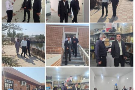 بازدید مدیران کل استانداری هرمزگان از پروژه‌های عمرانی و خدماتی شهرداری بندرپل؛ تقدیر از شهردار بندرپل