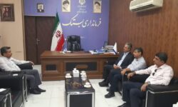 دیدار مدیرکل دامپزشکی هرمزگان با فرماندار بستک