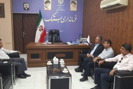 دیدار مدیرکل دامپزشکی هرمزگان با فرماندار بستک