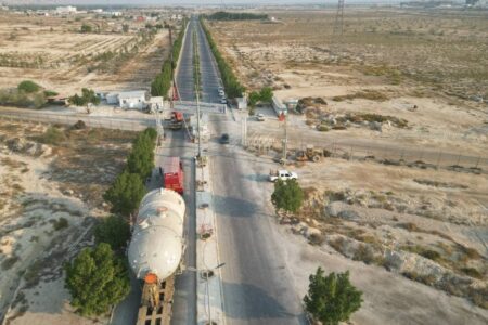 ورود تجهیزات فوق‌سنگین تولید ملی به پتروشیمی سروش انرژی پایدار؛ گامی در مسیر تکمیل نخستین پتروشیمی هرمزگان