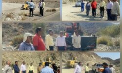 بازدید میدانی فرماندار حاجیآباد از پروژههای در حال اجرای بخشهای احمدی و فارغان